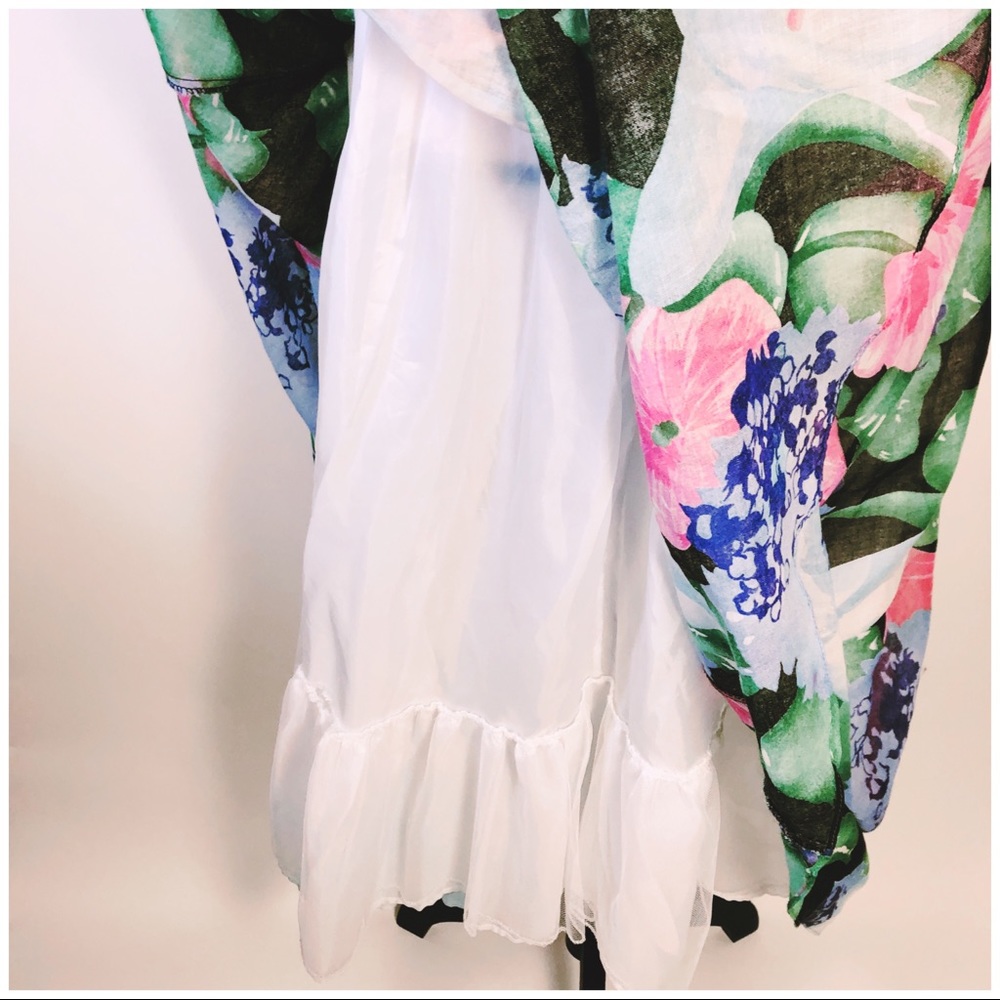 Act 1 Vintage 1980’s Floral Summer Dress - image 7